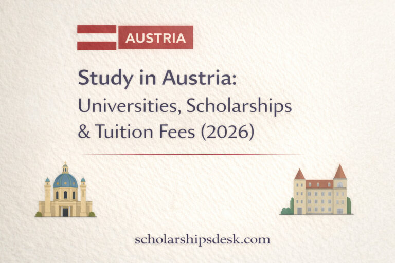 Austria Fully Funded Scholarships 2026 – Step-by-Step Application Guide