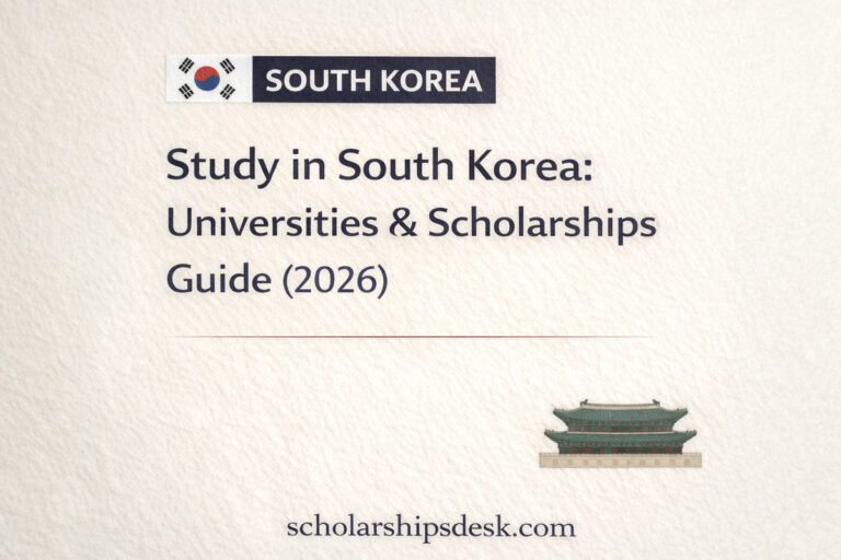 Study in South Korea Universities & Scholarships Guide (2026)